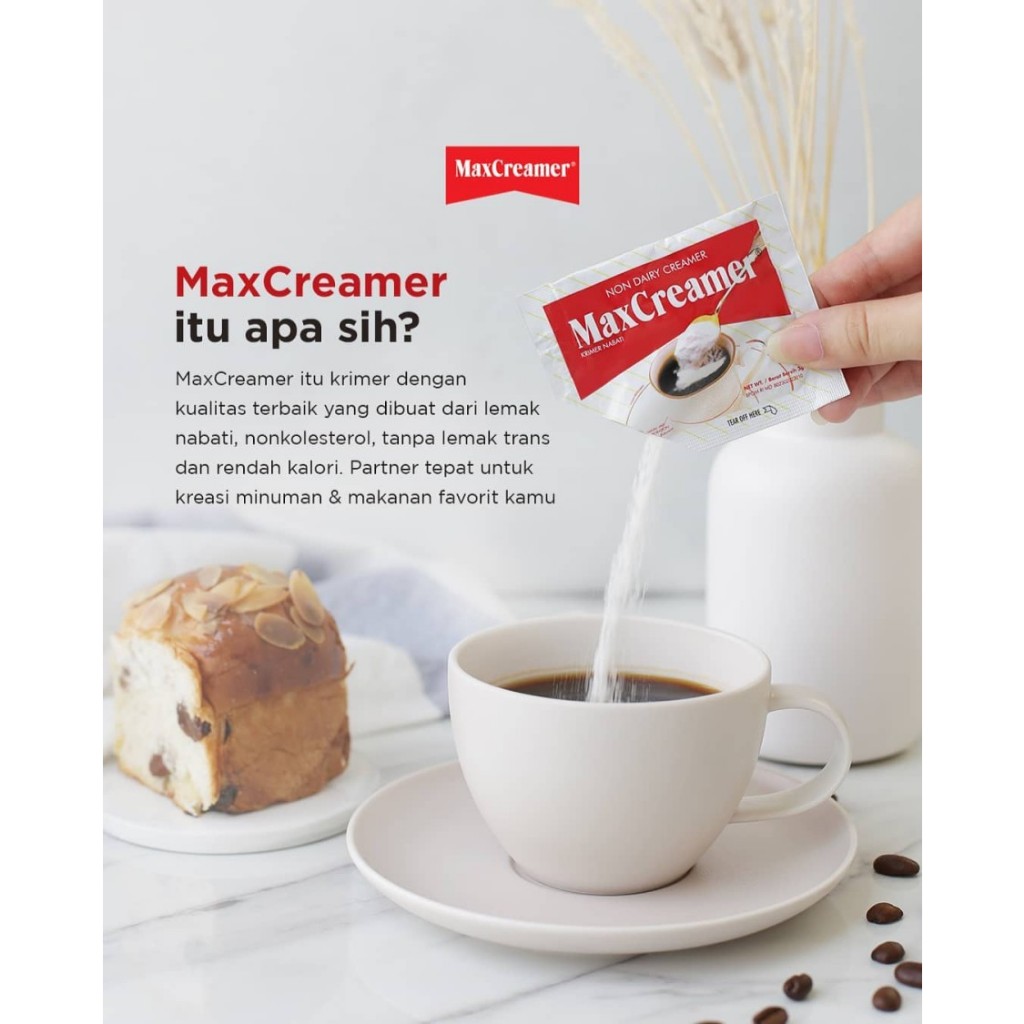 

Max Creamer Non Dairy Creamer Sachet 10 pcs