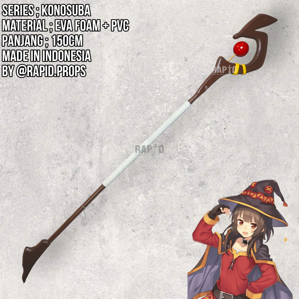 Megumin Staff From Konosuba Cosplay Prop
