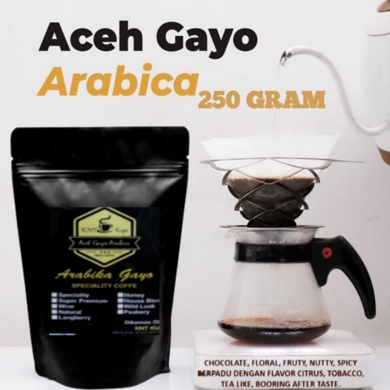 

KOPI BUBUK MURNI ARABIKA SPECIALTY GAYO ACEH ASLI ORIGINAL 250 GRAM KOPI BUBUK HALUS MURNI 100% TANPA AMPAS.