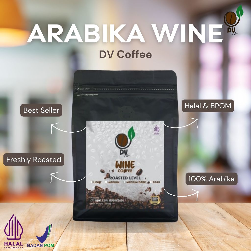 

DV Coffee Arabika Wine Coffee - 500 gram