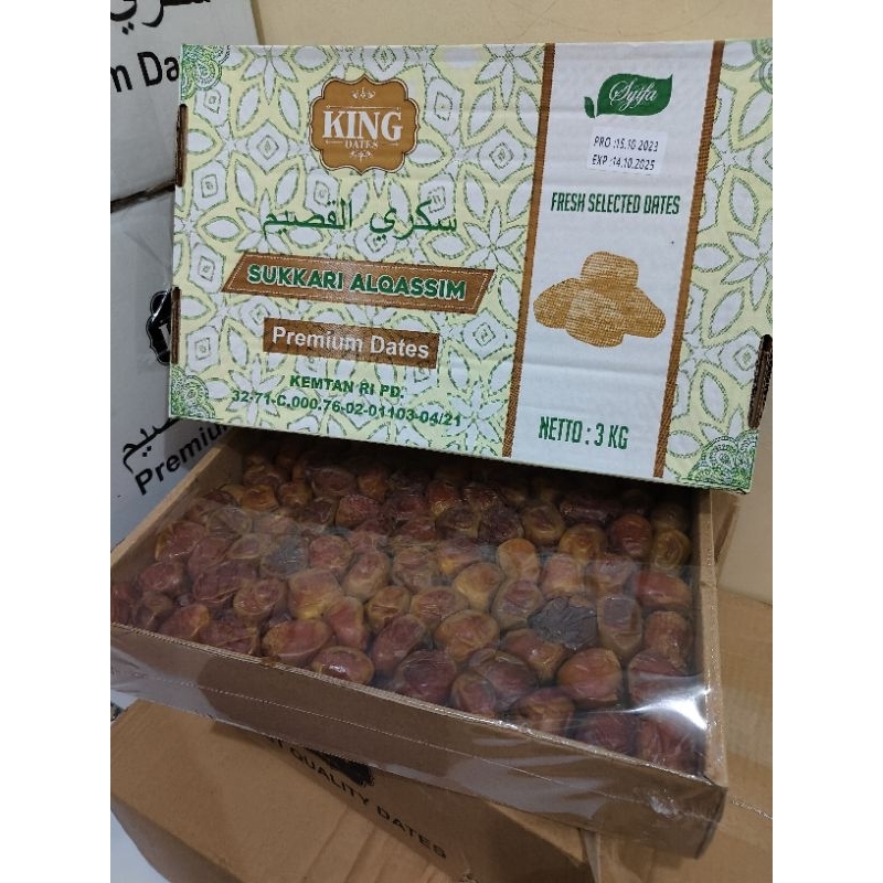 

kurma sukkari premium berat 3kg king