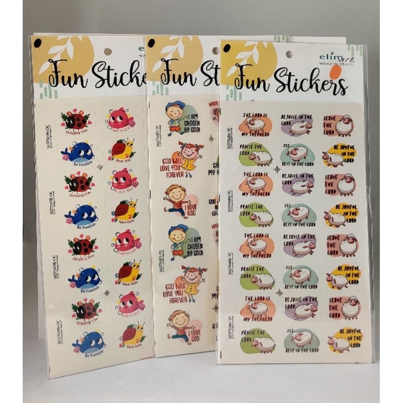 

STICKER SEKOLAH MINGGU MOTIF