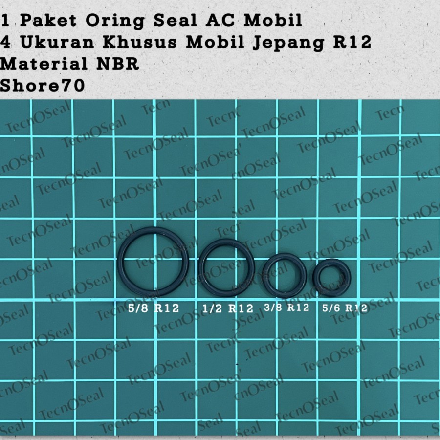 Oring Seal Sil AC Mobil Material NBR70 untuk Mobil Japan