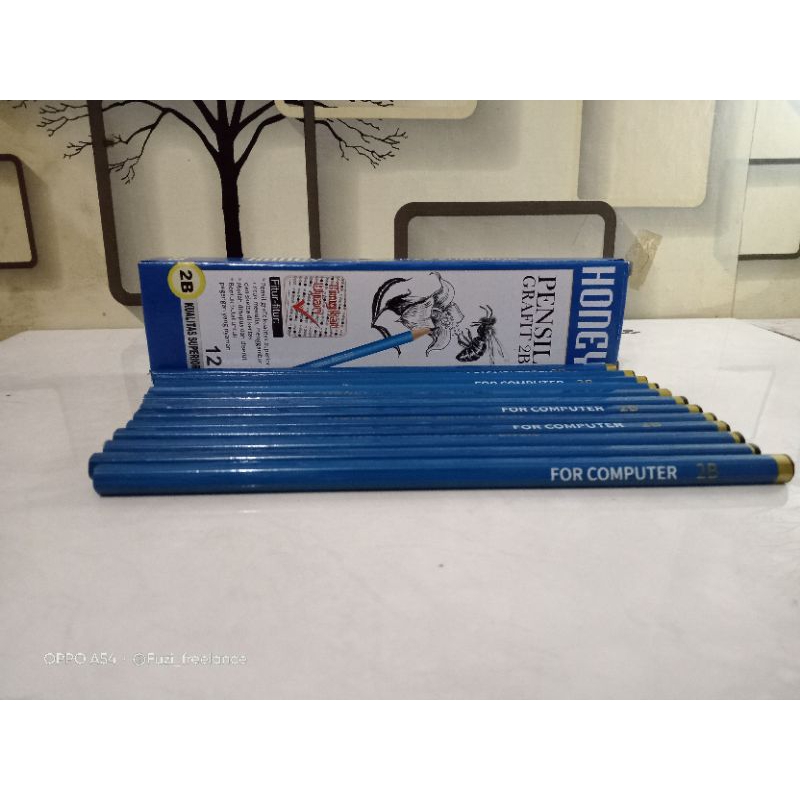 

(12picis) PENSIL 2B HONEY MURAH jual per pack isi 12 picis