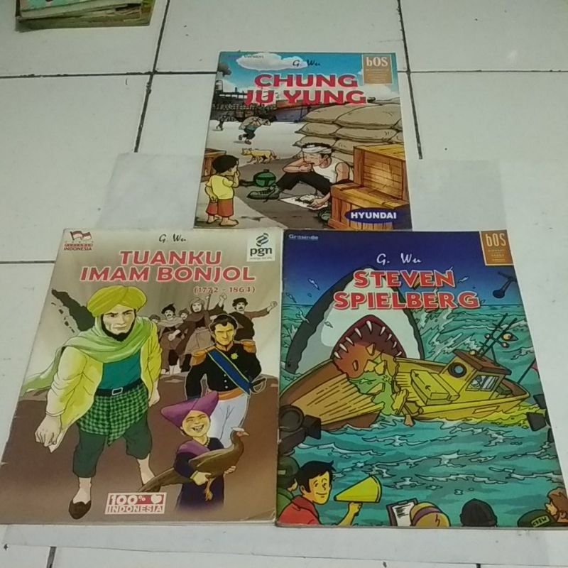 KOMIK  STEVEN SPIELBERG -  G wu/ TUANKU IMAM BONJOL / CHUNG JU YUNG