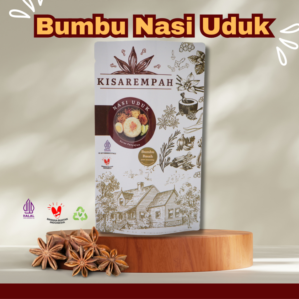 

Bumbu Nasi Uduk | 50gr | Bumbu Instant Cepat Saji by KisaRempah