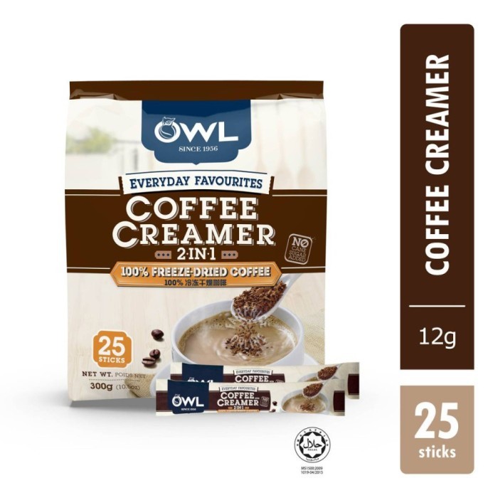 

Owl Everyday Favourites Coffee with Creamer 2in1 25 x 12 Gram