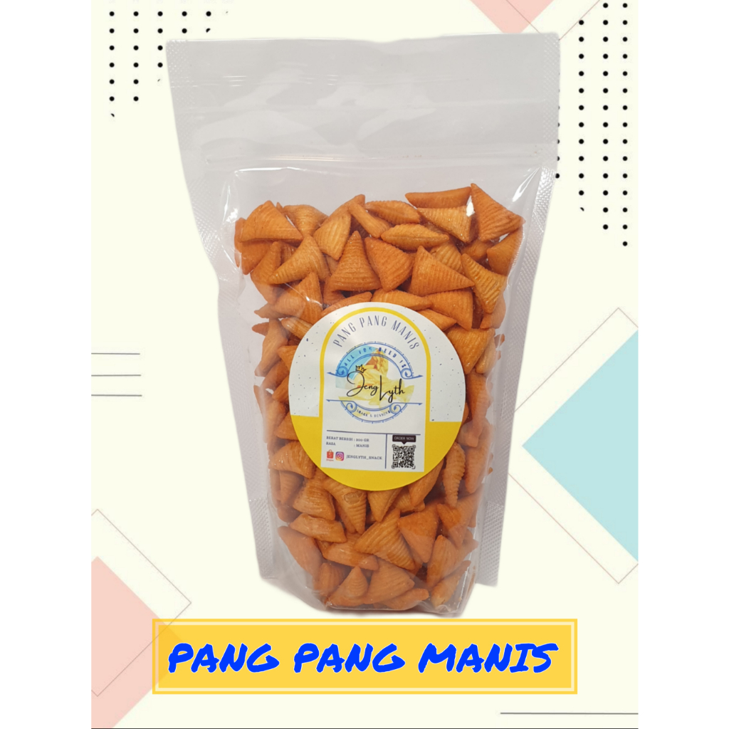 

Pang Pang Segitiga Sweet Pang Pang Manis Renyah Snack Makanan Ringan Kualitas Terbaik Best Quality