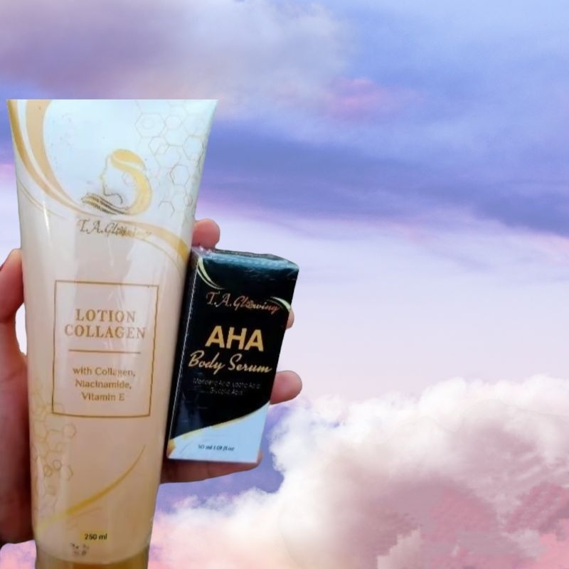 Paket HB pemutih Badan TA uk Besar+ serum Aha TA