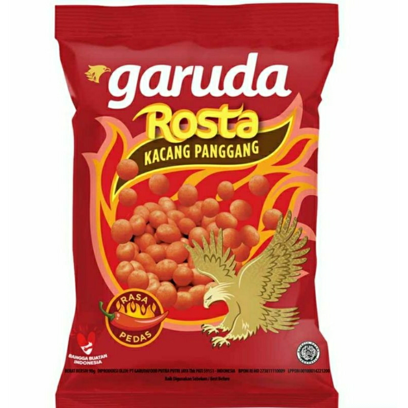 

garuda rosta kacang panggang rasa pedas