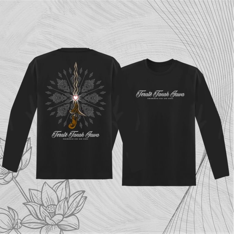 KAOS TERATE TANAH JAWA LENGAN PANJANG