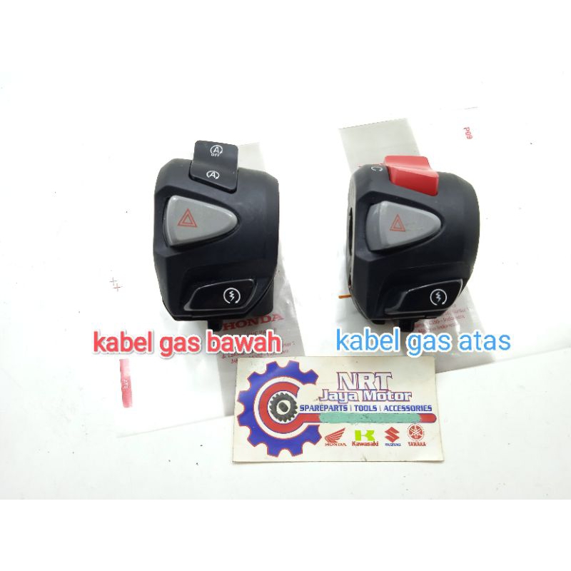 Holder Swit Kanan  Saklar Kanan Honda Pcx 150-160 ADV 150 FORZA250  crf 250 ASLI