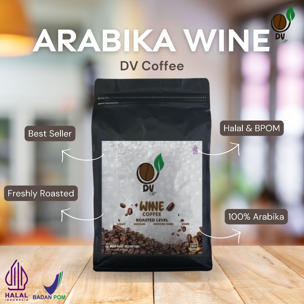 

DV Coffee Arabika Wine Coffee - 1000 gram