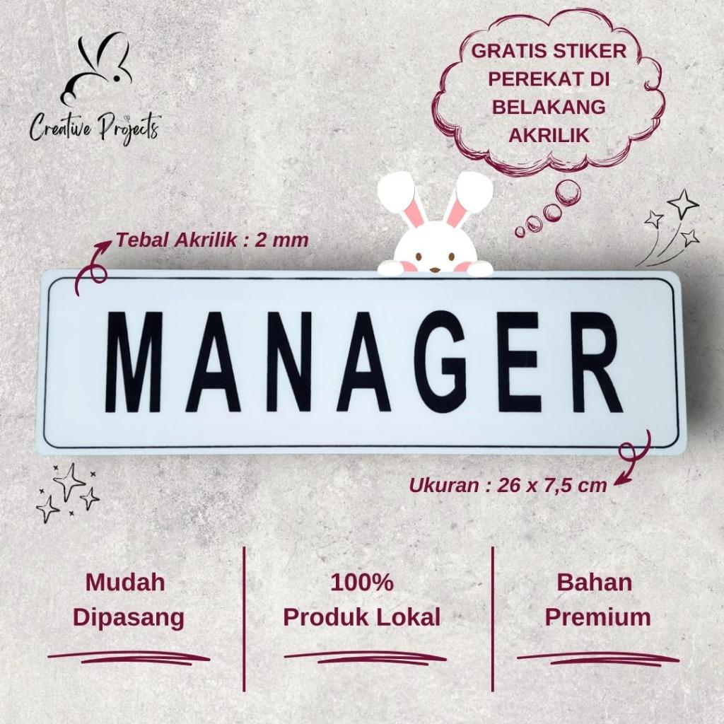 

Sign Akrilik Manager | Sign Acrylic