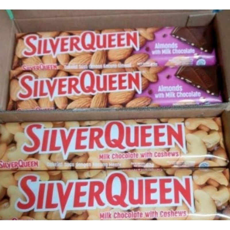 

Silverqueen 58gr ( jual per box )