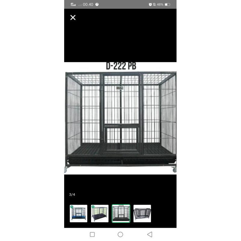 kandang anjing dan kucing hollow besar