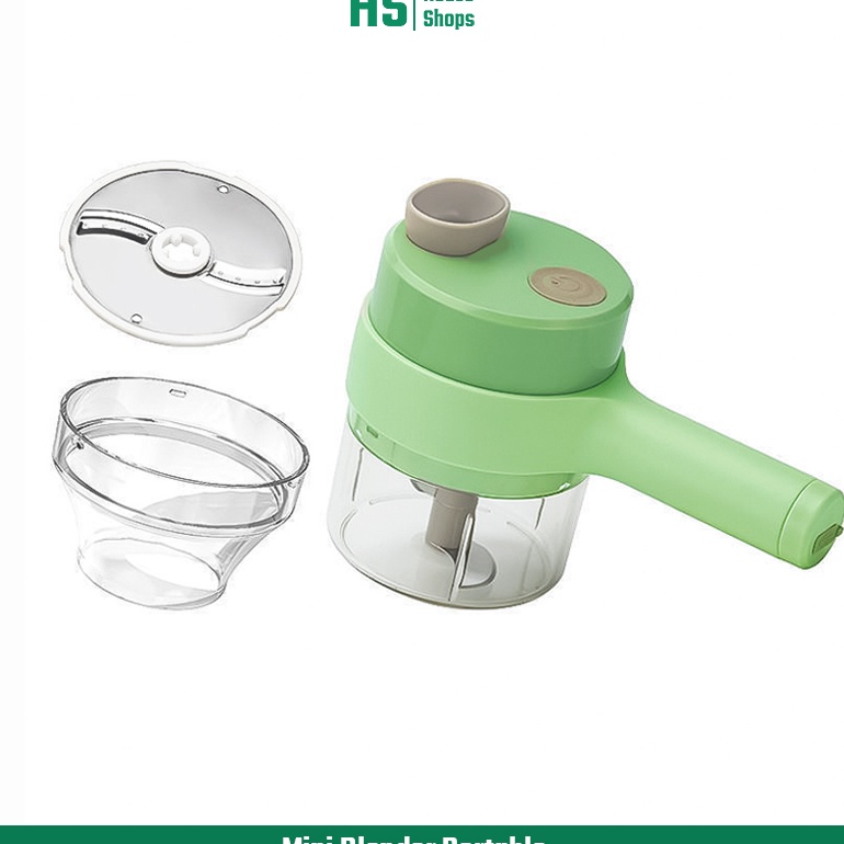 Bhq Hangyan Food Chopper Mini Blender Listrik Serbaguna Penghalus Bumbu Alat Pemotong Sayuran Blende