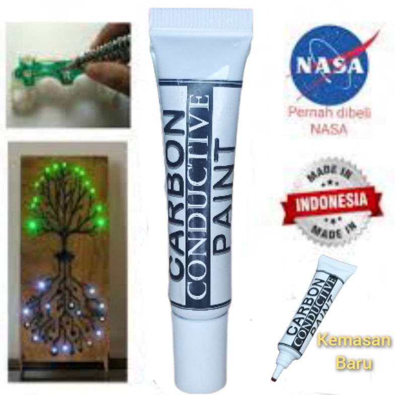 

Terlaris CARBON CONDUCTIVE PAINT CAT KARBON PENGHANTAR ARUS LISTRIK 15 GRAMS GZV
