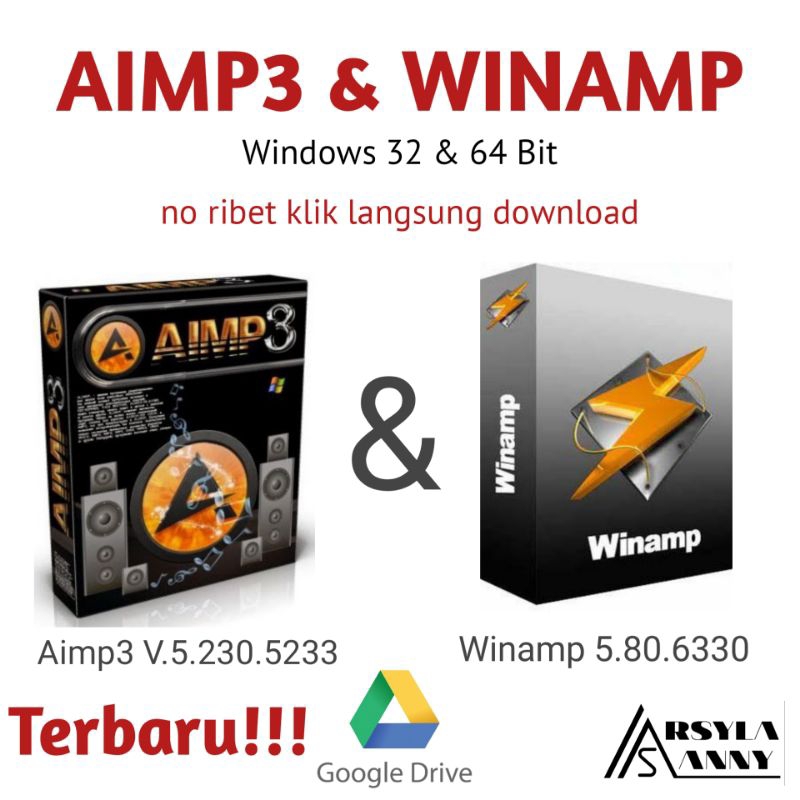 Aimp3 & Winamp Full Version Win 32/64 Bit