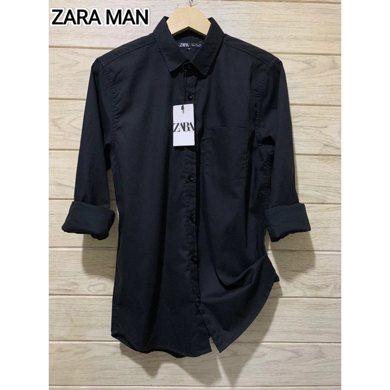 kemeja slimfit zara// kemeja zara// kemeja wanita dan pria zara// kemeja casual// kemena panjang zar