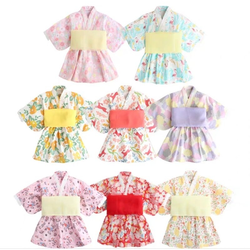 Preloved Second Kimono Yukata Dress Japan Girl Anak Perempuan