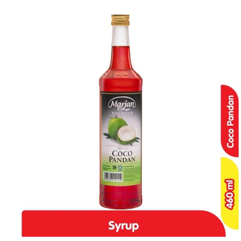 

Marjan Boudoin Syrup Cocopandan 460 ml