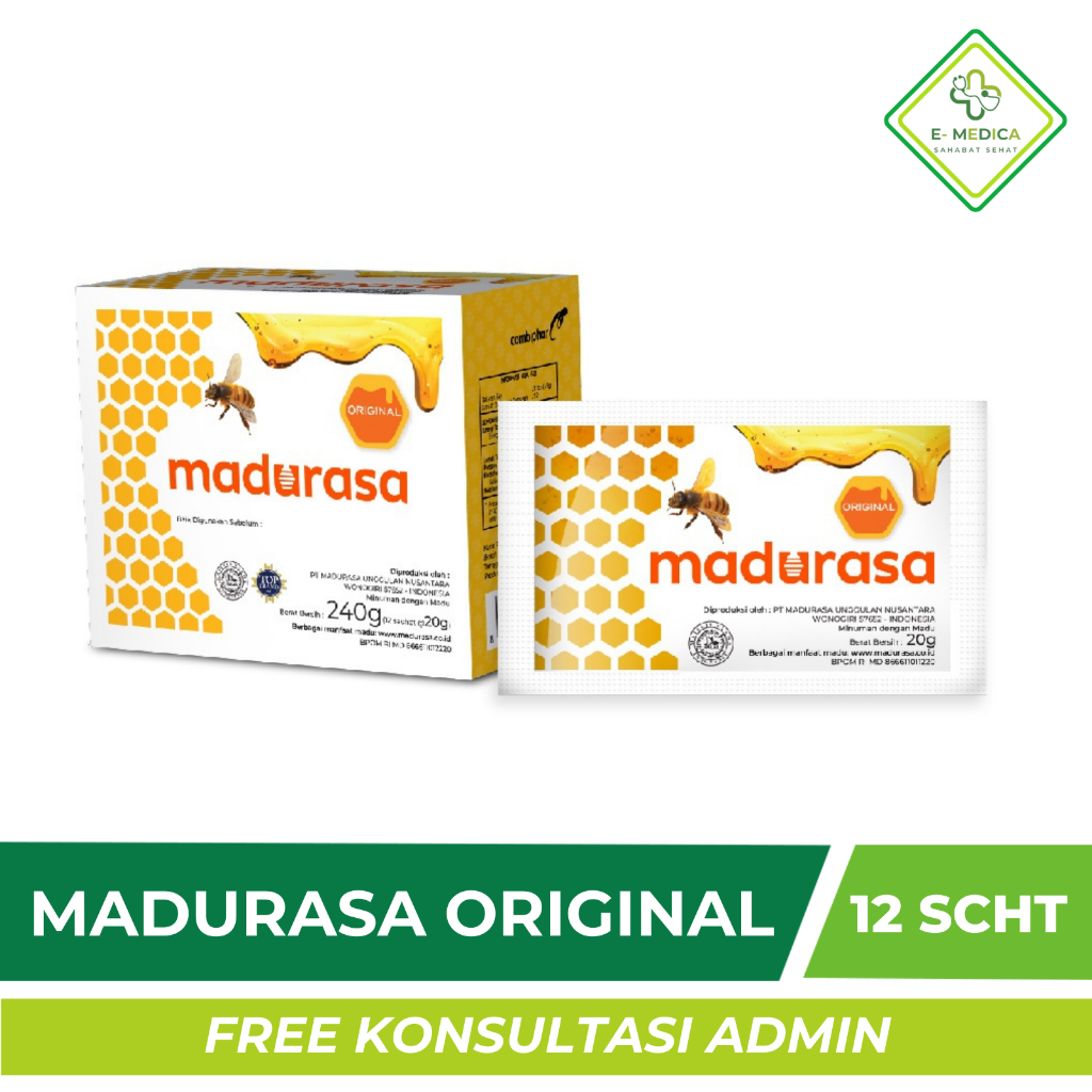 

(1 Box@12 Sachet) Madurasa Original - Menjaga Stamina dan Daya Tahan Tubuh