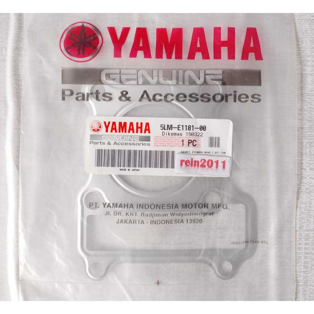 PAKING BLOK HEAD ATAS VEGA R LAMA ASLI ORI YAMAHA 5LM E1181 00
