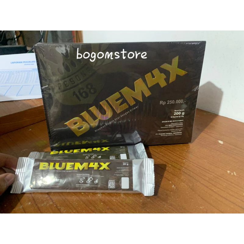 

BLUEMAX Coffe harga 1 box isi 8 sachet untuk meningkatkan stamina original