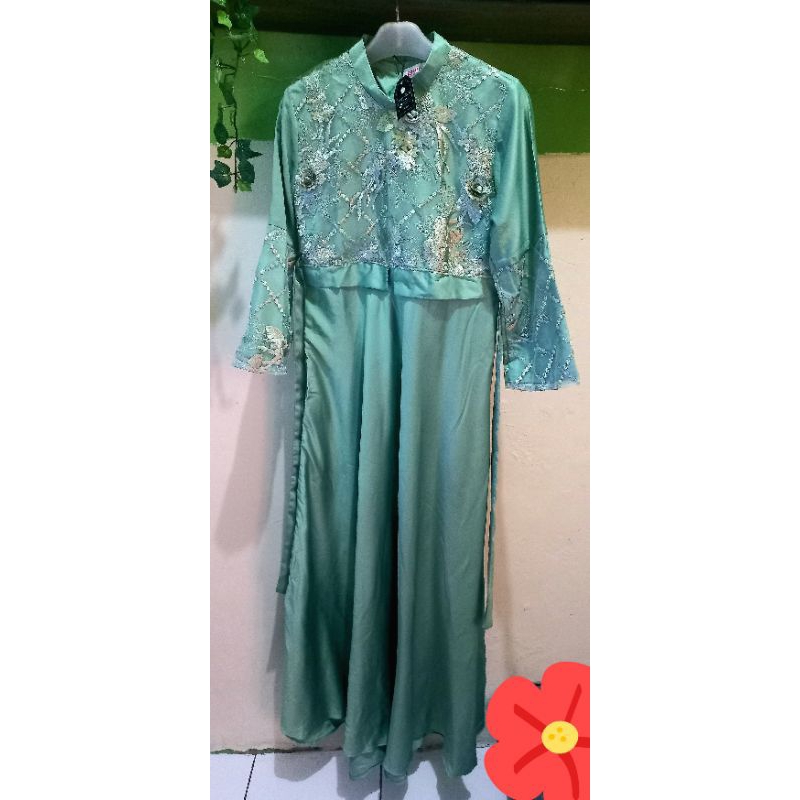 gamis mewah silk sutra burkat