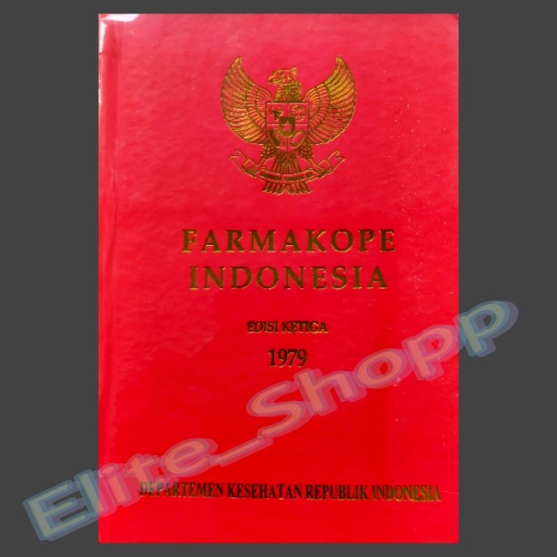 BUKU FARMAKOPE INDONESIA EDISI 3 HARDCOVER