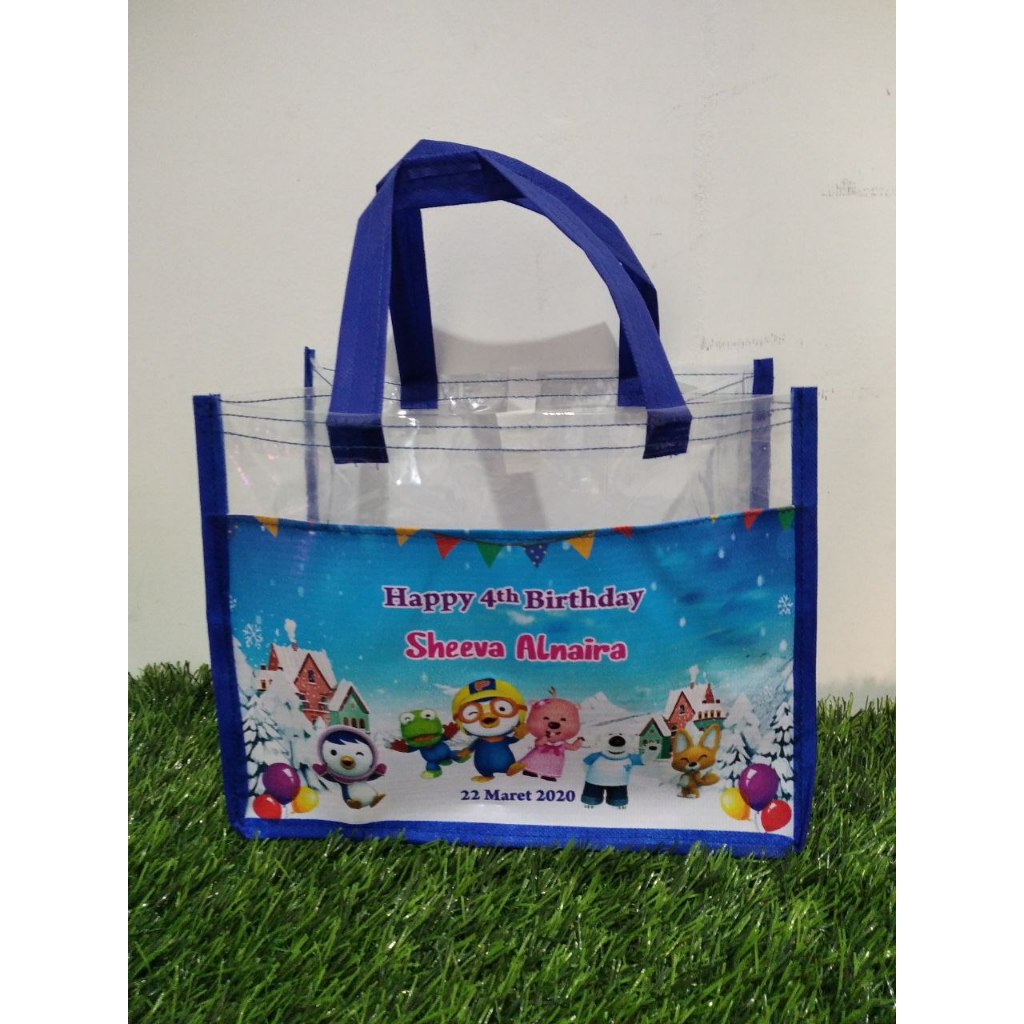 

tas kombinasi mika/tas souvenir/tas ultah/ukuran 25x18x23