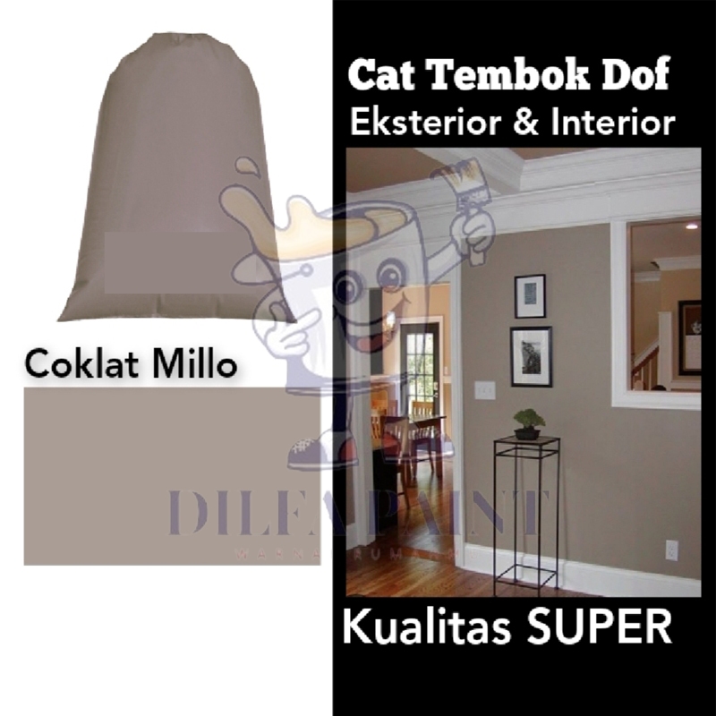 CAT TEMBOK 1KG / CAT TEMBOK MOCCA MILO / CAT TEMBOK PROMO / CAT TEMBOK INTERIOR / CAT TEMBOK COKLAT 