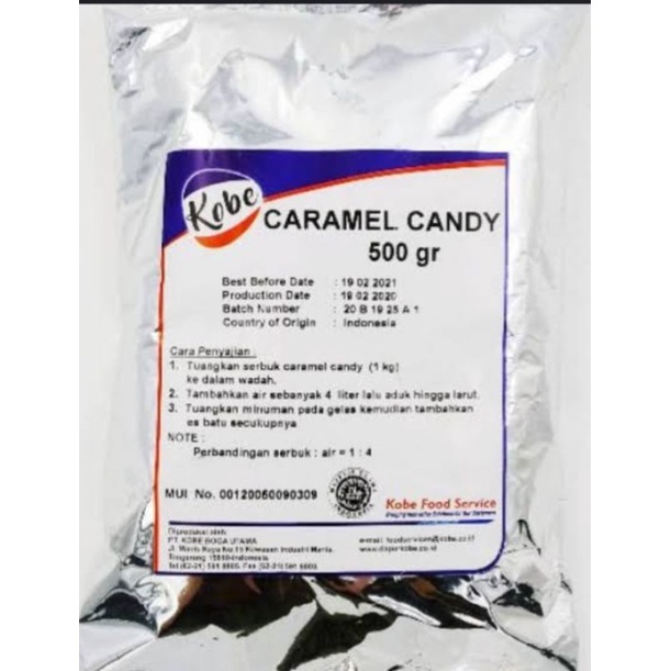 

KOBE CARAMEL CANDY 500 gr