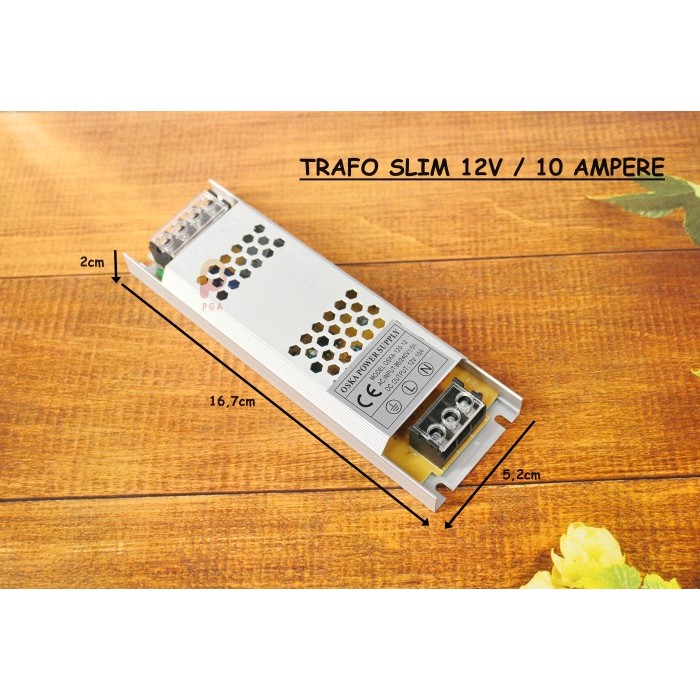 TRAFO SLIM 12V / 10A