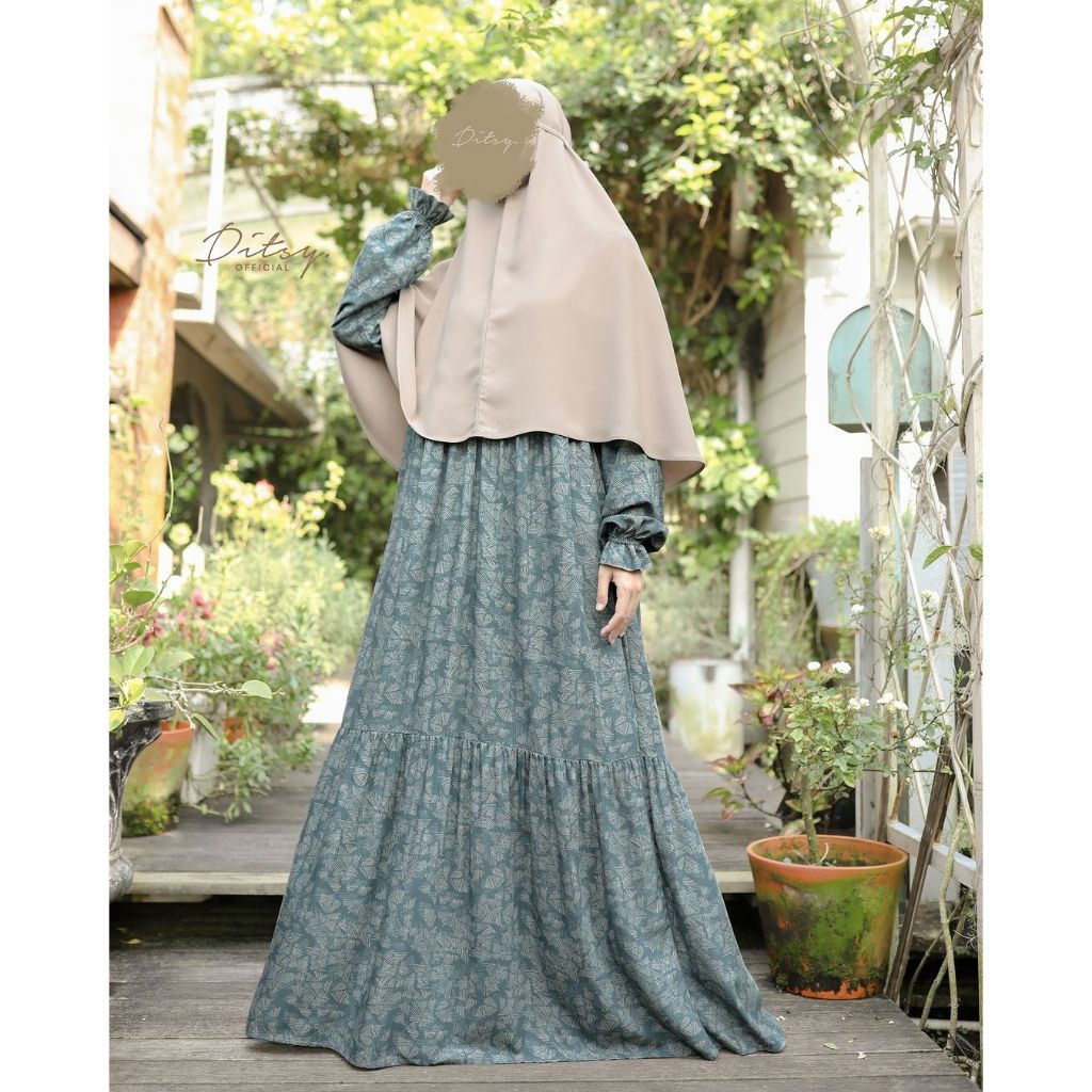 Ditsy Haria Ashgrey Nightgown Series 3 Viscose Premium Februari 2024