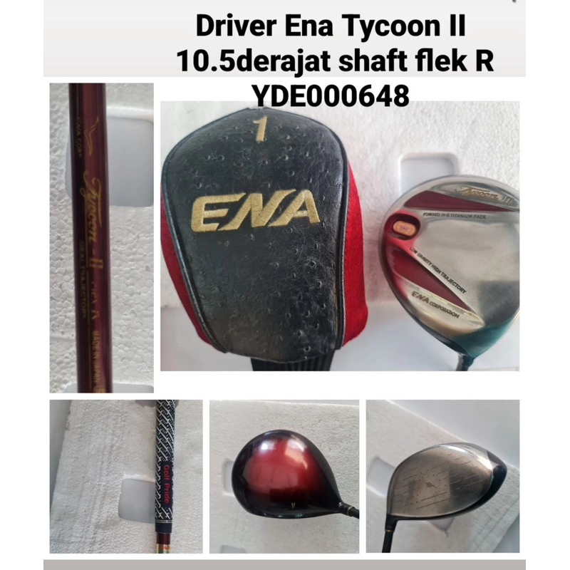Stik golf 10.5 derajat Driver Ena Tycoon II / Taylormade RBZ bekas