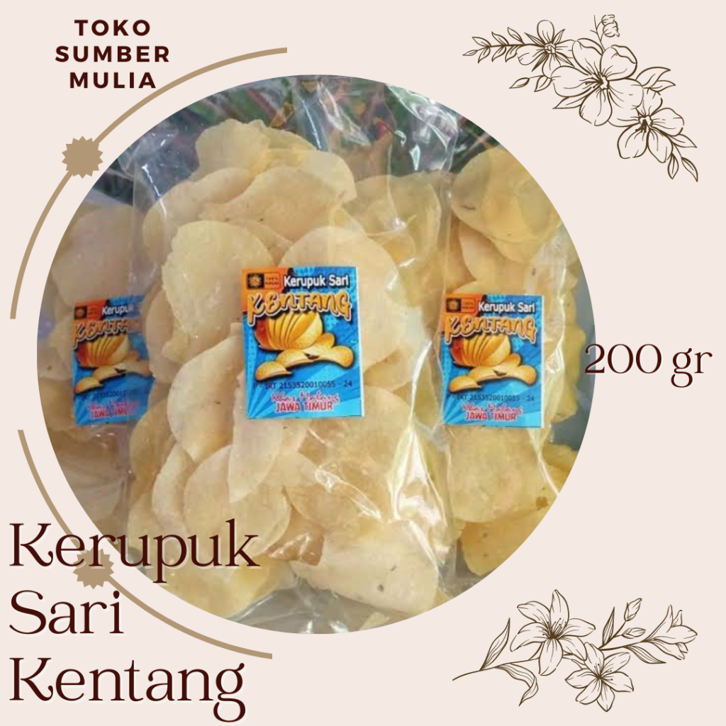 

Kerupuk Sari Kentang Khas Malang
