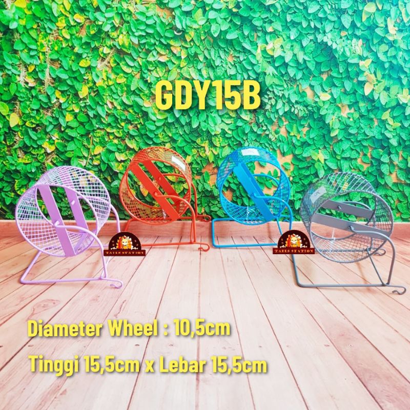 GDY15 Dayang Jogging Wheel Besi Hamster Mainan Hamster Bola Putar