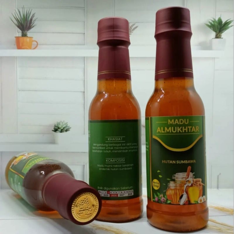 

madu asli hutan sumbawa-madu murni sumbawa almukhtar 350gr