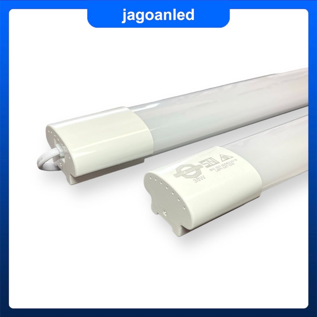 Lampu TL T8 LED Set 36W 36 watt Putih 6500K