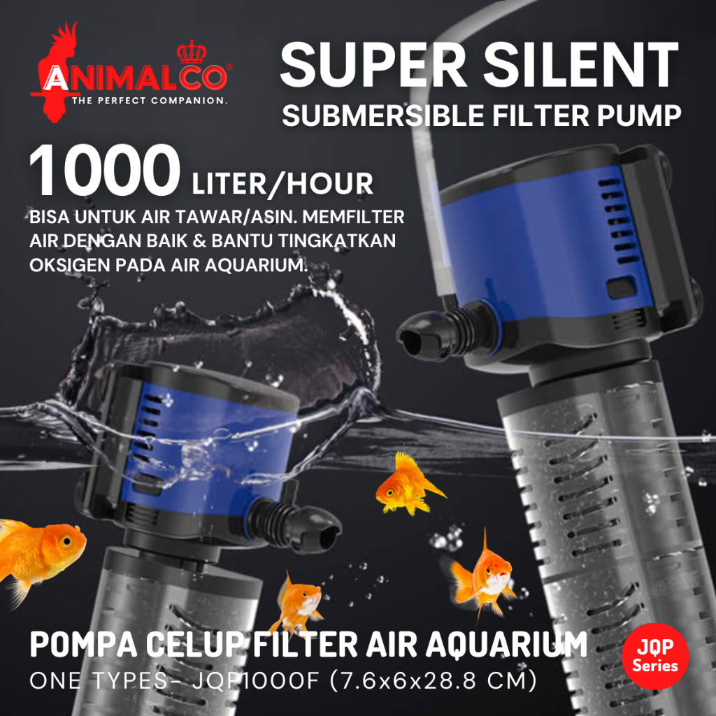 INTERNAL FILTER AIR CELUP AQUARIUM SUBMERSIBLE POMPA AIR OKSIGEN AKUARIUM AQUASCAPE IKAN KECIL BESAR