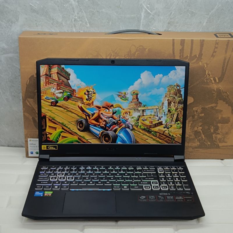 Laptop Acer Nitro 5 AN515-57 Intel Core i5-11400H RAM 8GB SSD 512GB RTX 3050 GEN11