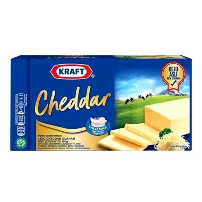 

keju cheddar 175gram ED JULI- OKT 2025