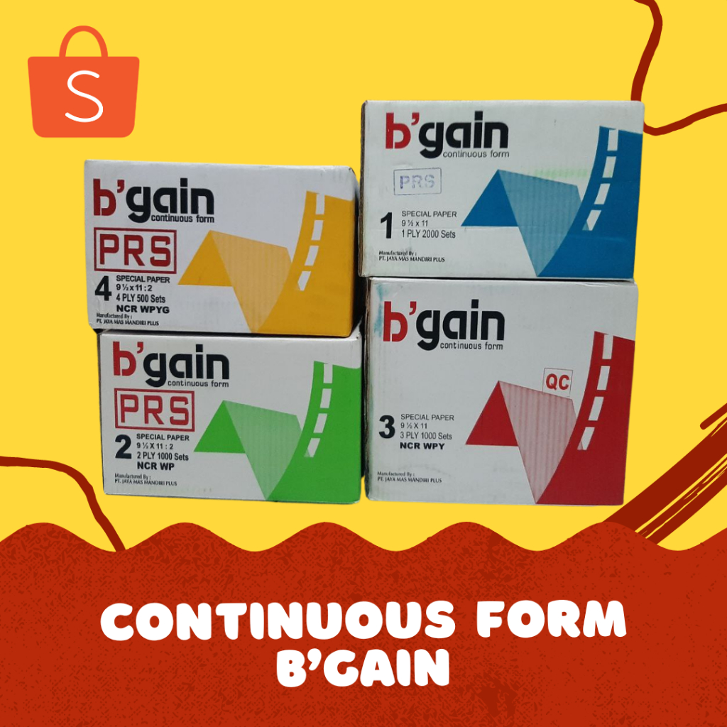

Continuous Form (CF) B'Gain 1, 2, 3, 4, 5 Ply Full & PRS