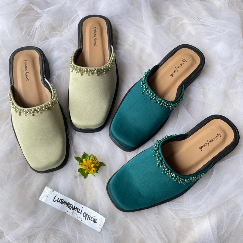 FAWAZ | sepatu selop pria pesta sepatu bustong pengantin wedding shoes  gratis custom warna sepatu c