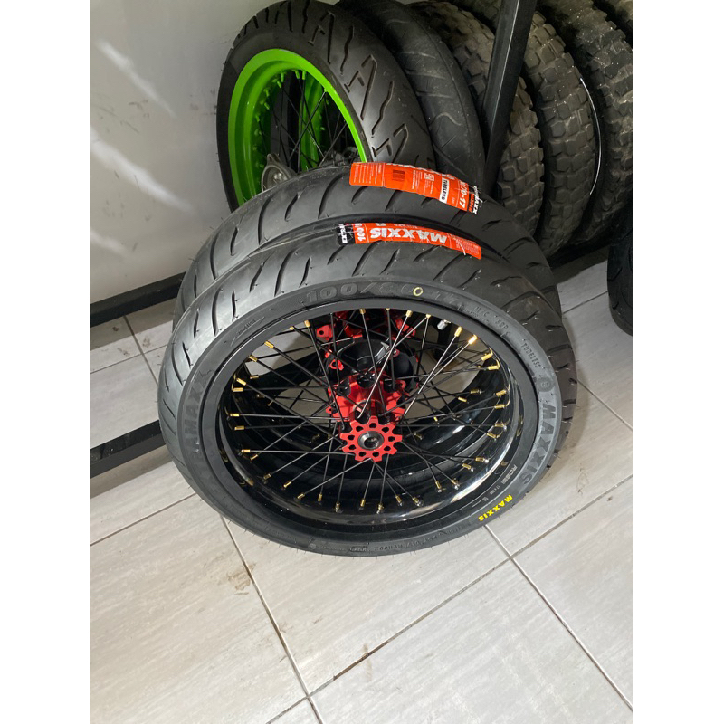 BAN SUPERMOTO CRF TROMOL SCARLET