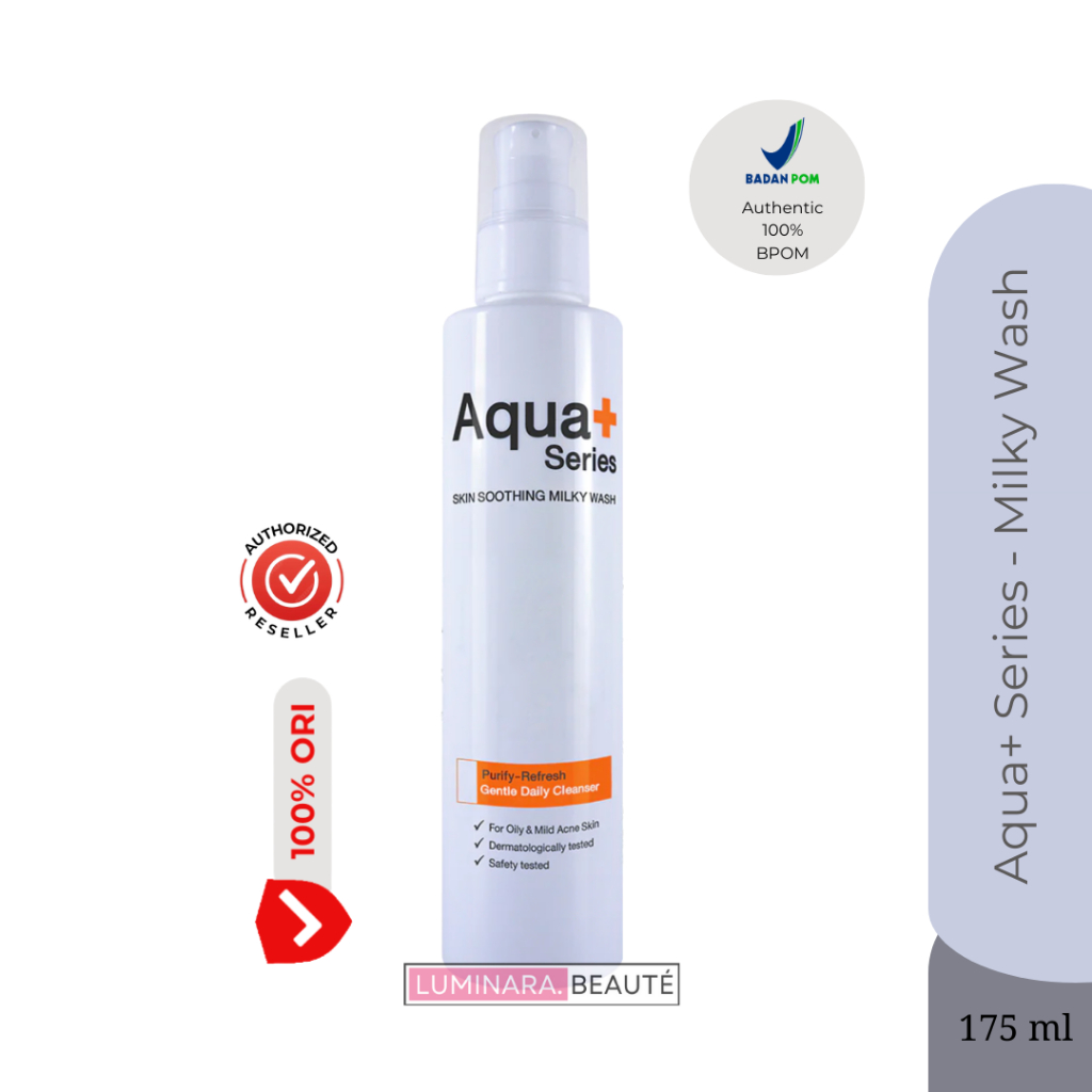 Aqua+ Series Skin Soothing Milky Wash 175ml Aqua Plus Facial Wash