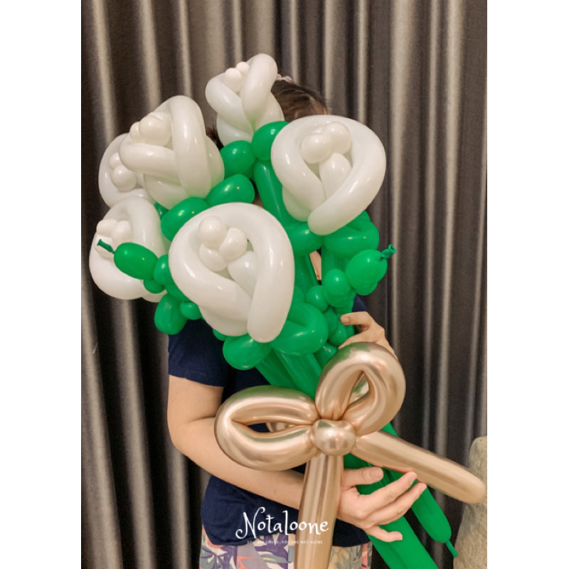 Notaloone - READY SIAP KIRIM Balon Bunga Mawar Buket Rose Flower Balloon Bouquet Kado Ulang Tahun An