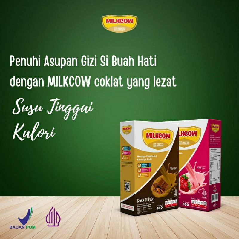 

MILKCOW SUSU GEMUK BADAN FULLCREAM 500 GR